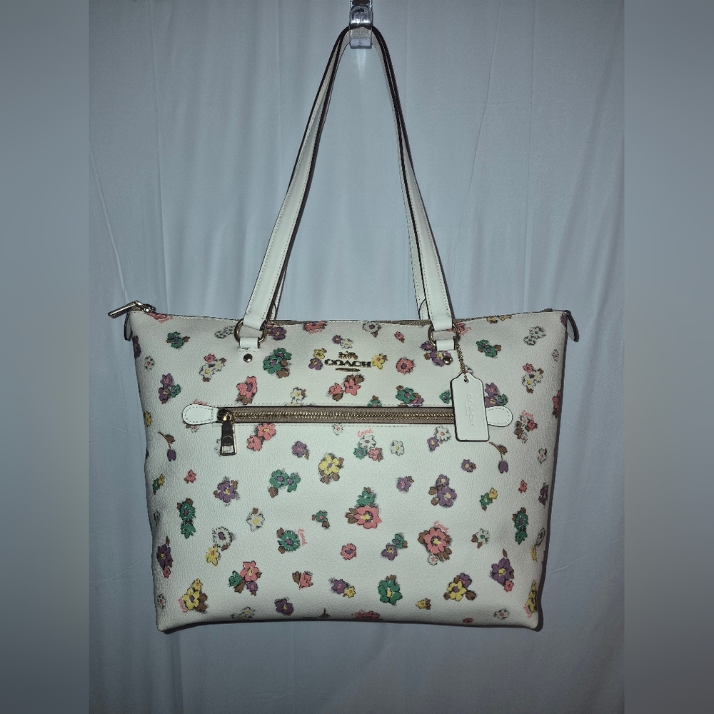 Coach Gallery Tote - Floral Print - Excellent Condition!